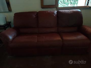 Divano in pelle 3 posti "Divani e Divani"