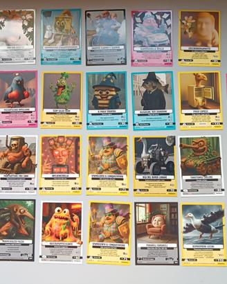 Lotto carte Skifidol Brainrot no pokemon