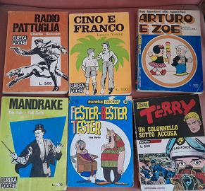 18 vecchi eureka pocket e Oscar fumetti vintage
