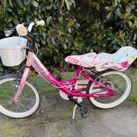 Bicicletta bambina Sweet Heart 16" 3/6 anni
