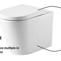 NUOVO - WC FILOMURO ceramica COPRIWATER soft-close