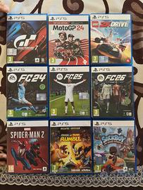 Giochi PS5 ( FC - GT7 - Spiderman - Crash - ecc )