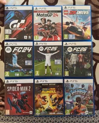 Giochi PS5 ( FC - GT7 - Spiderman - Crash - ecc )