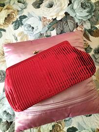 Pochette vintage in raso, anni '50