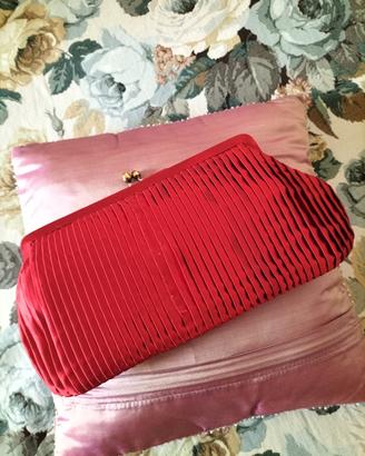 Pochette vintage in raso, anni '50