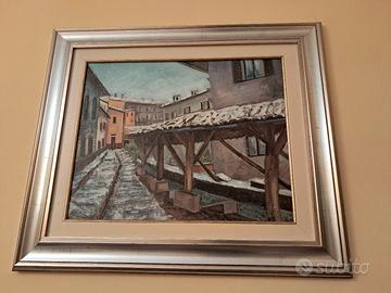 Dipinto ad olio su tela Vittorio Dell'Orto 