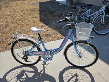 bicicletta da ragazza taglia 24"
