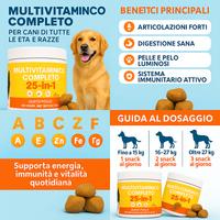 integratore Completo 25-in-1 per Cani