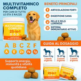integratore articolazioni 25-in-1 per Cani