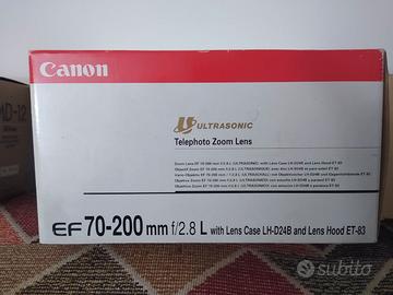 canon zoom 70/200 scatola