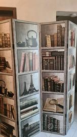Paravento separé tipo  libreria alto 180 cm