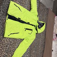 Giacca verde montagna per sciare