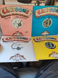 set vinili techno cartoon