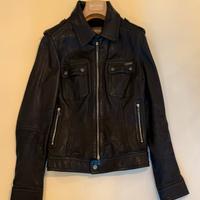 Giacca di pelle marca Galliano