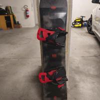tavola da snowboard ride 110 con attacchi