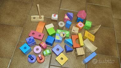 Chicco wood building blocks