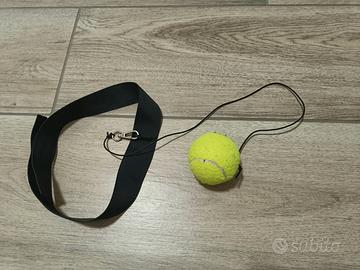 Pallina da tennis con fascia per allenamento boxe