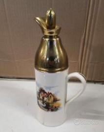 Thermos ceramica in ottone stile inglese con logo