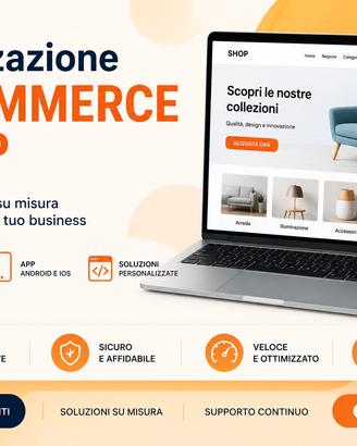 Realizzazione siti, e-commerce, piattaforme web
