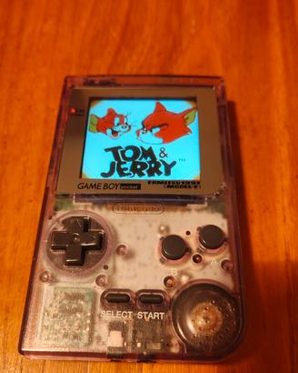 GAME BOY POCKET SCHERMO IPS, COMPLETO, VETRO NUOVO