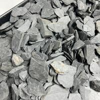 100+ kg di pietre nere ornamentali per giardino