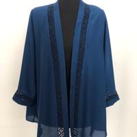 Giacca Kimono Donna Elena Mirò Estivo Blu Vintage