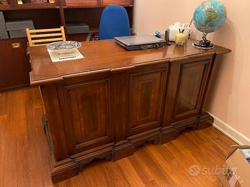 Scrivania Signorile Legno Massello