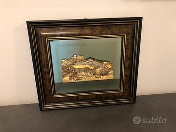 Quadro d'argento 925 Mirko's gold