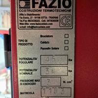 Caldaia a biomassa,pellet,legna,nocciolino ,