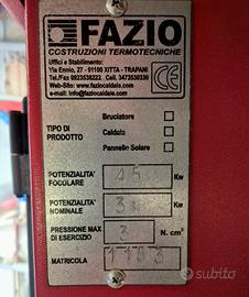 Caldaia a biomassa,pellet,legna,nocciolino ,