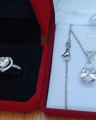 moissanite naturale  gioielli 