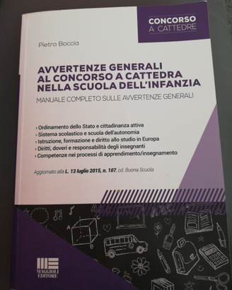 Libro per preparazione alConcorso scuola infanzia