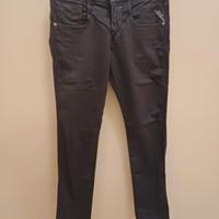 PANTALONE REPLAY UOMO 29/30 NERO EFFETTO CONSUMATO