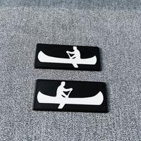 Coppia targhette Canoa SISLEY FIAT PANDA 141