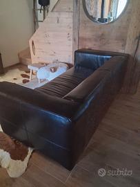 divano similpelle nero