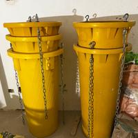 Tubi scarica detriti