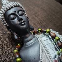 Statua Scultura Buddha Dipinta a Mano NUOVA