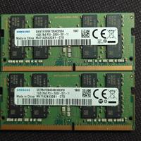 32Gb (2x16Gb) Samsung DDR4 Sodimm 2666Mhz