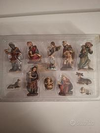 11 Statuine per presepe in resina h 5 cm  11 Statu
