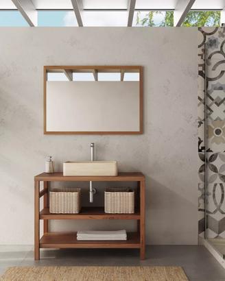 [NUOVO] Scaffale/Mobile sottolavabo in legno teak