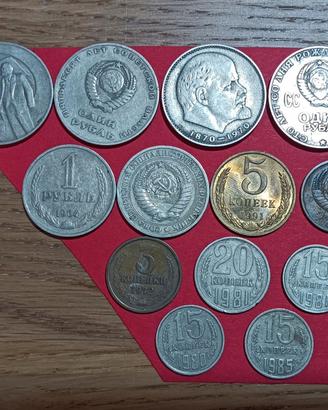 monete russe CCCP