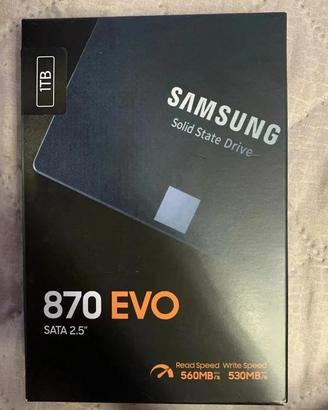 SSD Samsung 870 EVO - 1TB - Nuovo sigillato
