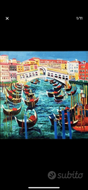 Opere uniche olio su tela