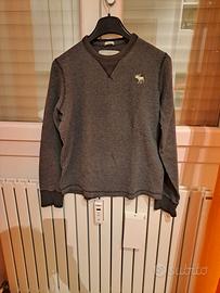 Felpa Grigia Abercrombie & Fitch