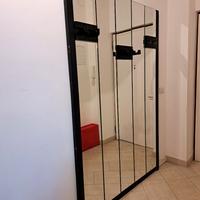 Specchio modulare con appendiabiti 6 "ganci"