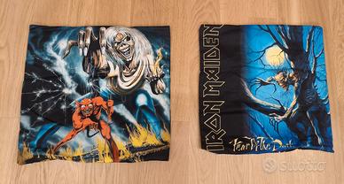 Due federe per cuscino Iron Maiden nuove