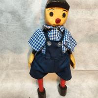 Pinocchio in legno 33 cm, vintage