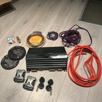 Amplificatore 600w tweeter hertz crossover