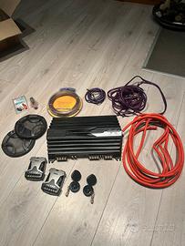 Amplificatore 600w tweeter hertz crossover