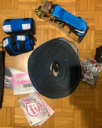 Elephant Slacklines Blue Wing 25m Set Slackline